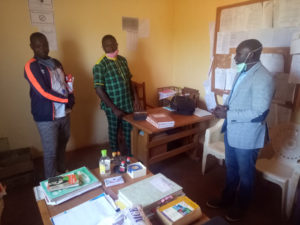 Exchanges between the administrative staff of the Lycée de Gada-Bini and SAFA officials on the approach to education for sustainable development in schools, Ngaoundéré