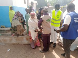 Assistance, distribution auprès des déplacés interne réfugiés à Maroua